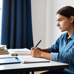**

A bright and organized study space with a fully clothed student at a desk, surrounded by textbooks and notes on accounting and tax law. The student is focused and determined, highlighting key points in a textbook. The atmosphere is professional and conducive to learning, with natural light streaming in. safe for work, appropriate content, fully clothed, professional, perfect anatomy, correct proportions, natural pose, well-formed hands, proper finger count, natural body proportions.

**